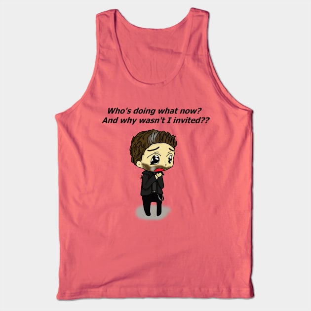 Who's Doing What Now? - Rob Tank Top by Katalendw